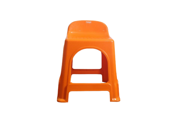 Mango TikTok Backrest Premium Plastic Stool Chair